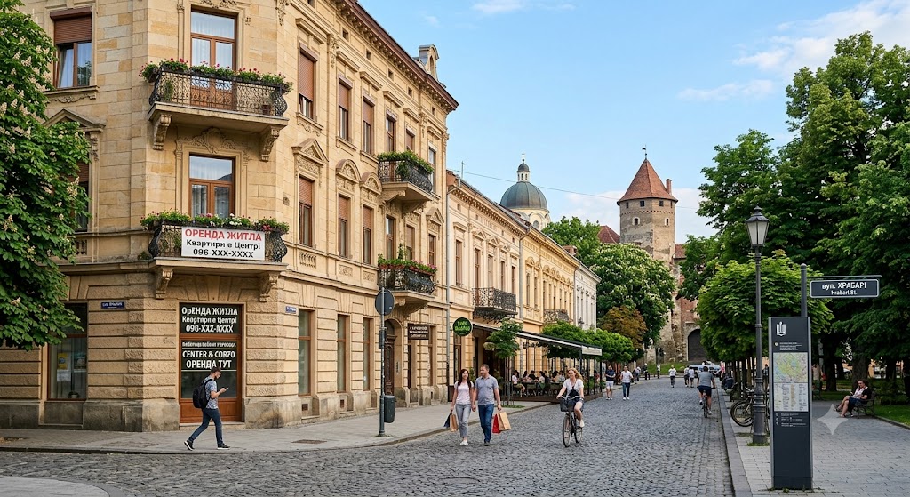 Найкращі райони Ужгорода для оренди житла